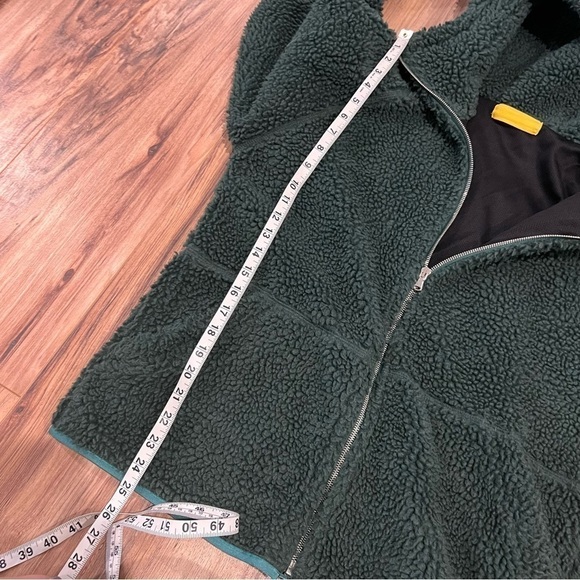 Yellow Label Co. Sherpa Zip Up Fleece Jacket Sweatshirt - Picture 8 of 9